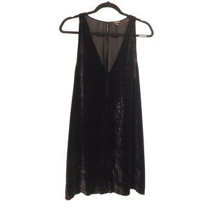 Aritzia Babaton Velvet Dress - Black - Size M